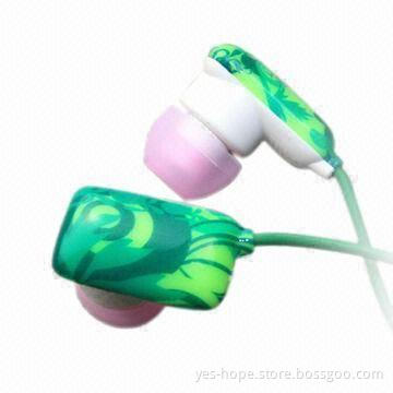 Noise-cancelling Headphones with 6mW Input Power, 2 x 10mm Mylar Speaker and Digital Stereo Sound